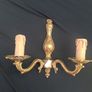 Gold wall lamp postage possible Image 3