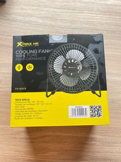 Xtrike Me Cooling Fan Portable Desktop Fan