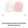 New JELLYCAT Amuseables Pink & White Marshmallows Image 3