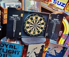 Winmau MVG dartboard cabinet