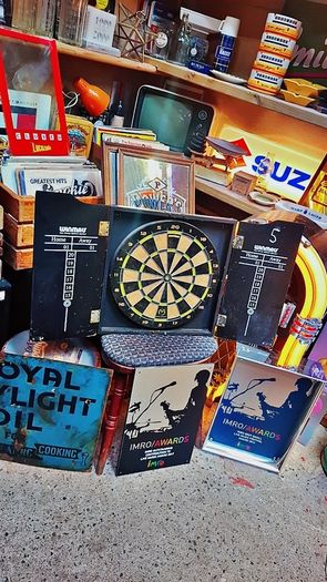 Winmau MVG dartboard cabinet