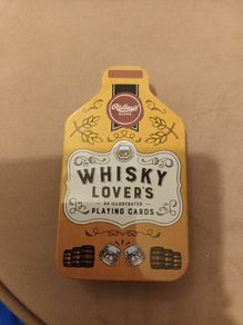 SET of whiskey lovers playing cards