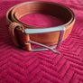 Michaelis brown leather belt Image 5