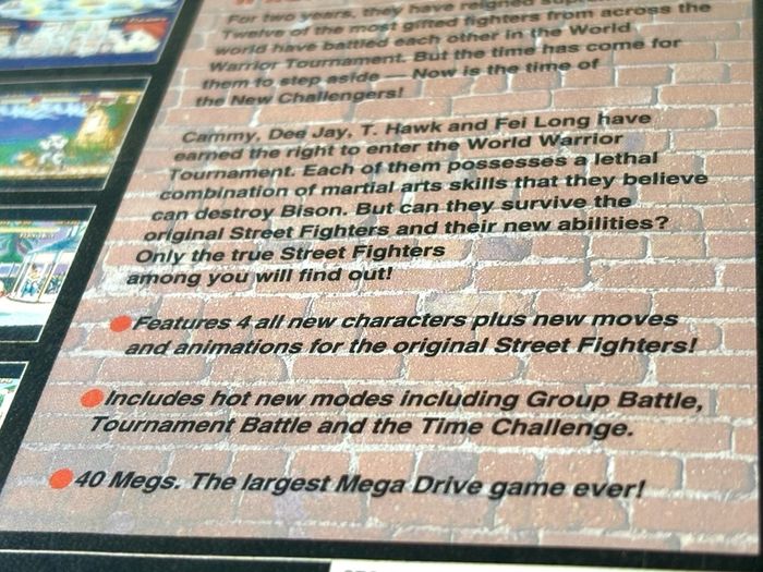 Super Street Fighter 2 for Sega Mega Drive - Boxed and Minty