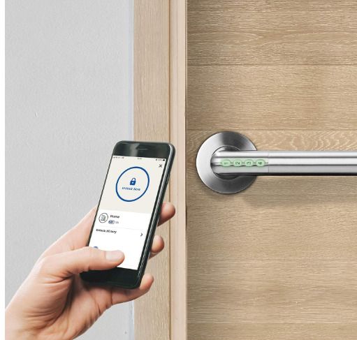 Orno OR-ZS-850 Electronic Door Lock Bluetooth Smart IP44 Open via PIN and via App