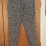 Soft Jacquard Trousers Black & White Damask 18 Image 9