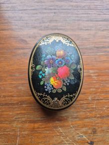 Vintage Oval Container