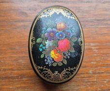 Vintage Oval Container