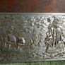 Vintage Wooden Cigarette Box with ship galleons decoration Image 7