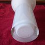 Large 10.5 Inches Tall Milky White Glass Vase Image 10