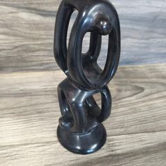 X1 Vintage Gymnastic Olympic Human Tower Figurine Stone Black Sculpture Art