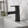 Mono Basin Mixer Sink Tap & Press Top Waste | Matt Black Image 3