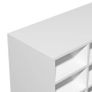 Shoe Rack Chipboard 92x30x67.5 cm White Image 5