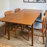 Vintage Mid Century Teak Extending Dining Table Image 3