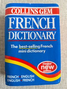 Collins Gem French Dictionary French-English English-French Pocket Mini Dictionary