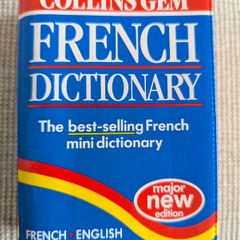 Collins Gem French Dictionary French-English English-French Pocket Mini Dictionary