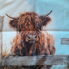 Highland Cow cushion cover