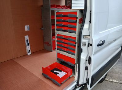 Shelving for new & used vans