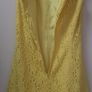 genuine vintage yellow lace dress from 60's Image 4