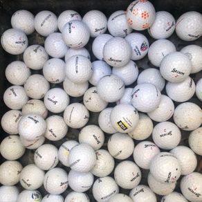 50 used Srixon Distance practice grade golf balls