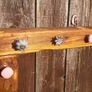 Rustic Oak stove mantle / shelf / coat rack Image 6