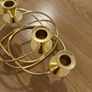 Gold candle holder Image 2