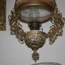 Antique Counter-Weighted  Parlor Oil Lamp Image 4