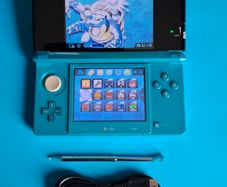 3DS Aqua Blue (Modded)
