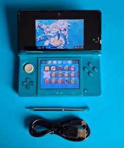 3DS Aqua Blue (Modded)