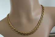 Gold tone necklace
