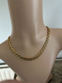 Gold tone necklace