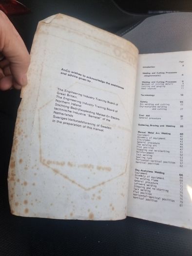 Vintage general welding and cutting instruction manual  from AnCO