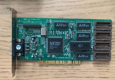 S3 virge dx vintage graphics card