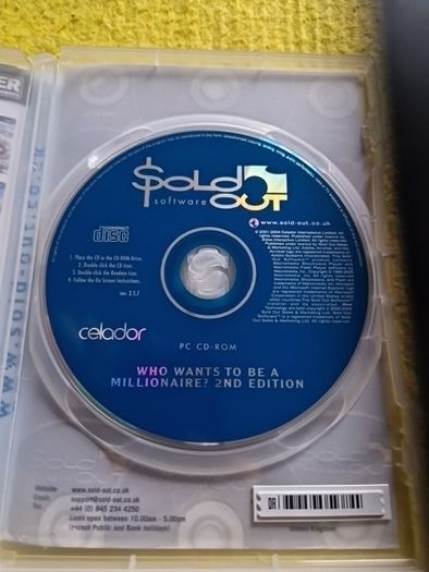 Who wants to be a Millionaire 2nd edition Pc Cd rom games Original