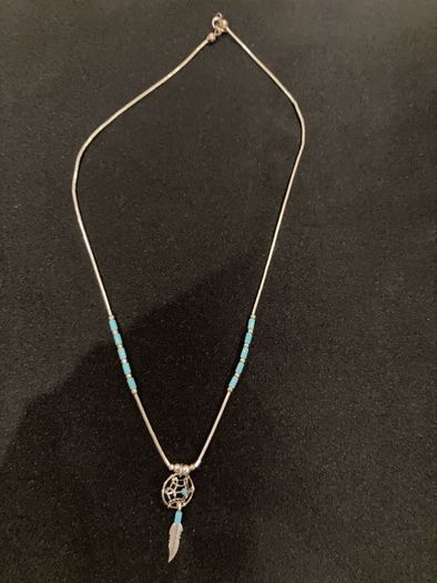 Dreamcatcher Sterling Silver & Turquoise Chain