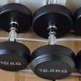 4xbrand sets of dumbbells( 2x12.5kg, 2x10kg, 2x7.5kg, 2x5kg Image 5