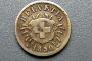 Switzerland 5 Rappen 1850