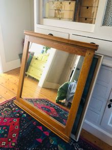 Large Oak Mirror