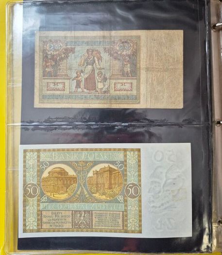 Old Polish banknotes from 1919 to 1994