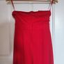 Elegant red pleated jumpsuit for parties and events UK 8 Image 6