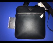 Emporio Armani genuine leather crossbody messenger bag brand new with tag