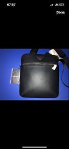 Emporio Armani genuine leather crossbody messenger bag brand new with tag