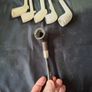 Antique Briar Pipe Silver Hallmark Ferrule E.B  W.B maker's mark for the Barling brothers Image 7