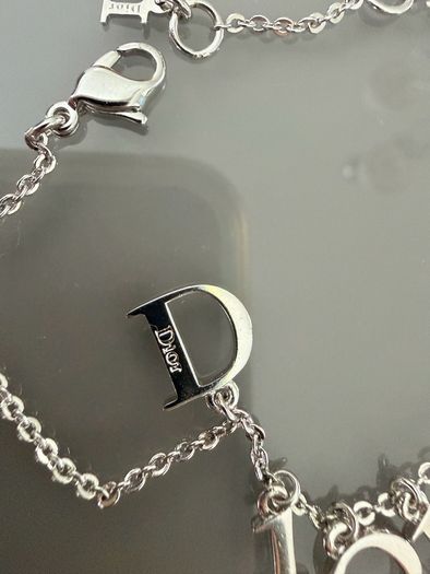 Authentic Christian Dior Charm Bracelet Silver