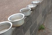 Aluminium pots 2 stainless.