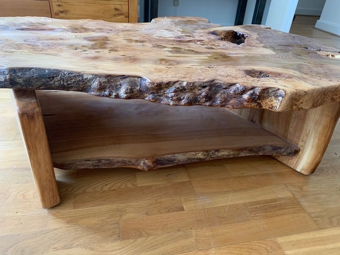 Very Rare Bog Oak Table