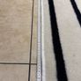 White/black stripes rug Image 2