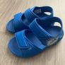 Adidas blue sandals Image 3