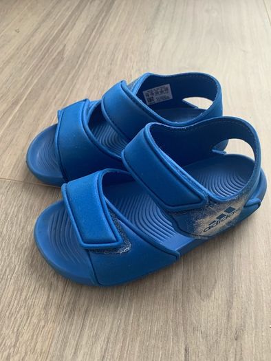 Adidas blue sandals