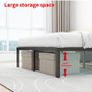 King Size Bed Frame, 36cm High Metal Platform Bed Frames Image 7